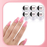 1/2x Nail Quick Building Gel Nails Extension Tip UV LED Manicure Art Builder Gel