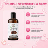 Black Castor Oil For Hair Growth Treatment