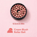 Cream Blush Mature Skin Lightweight Roller Ball Blush