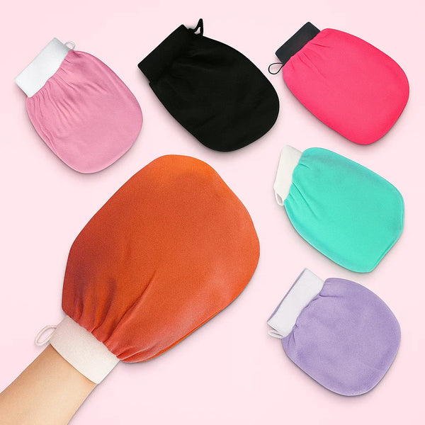 Exfoliating Mitt for Dead Skin Removal and Glowing Skin