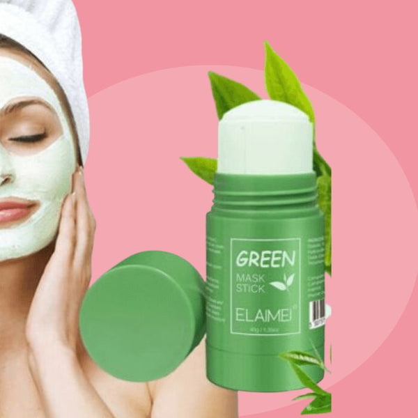Green Tea Stick Mask with Cleansing Oil for Clearer Skin