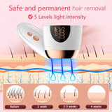IPL Hair Removal Device Painless Permanent Hair Reduction