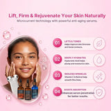 Microcurrent Face Lift And Tone Anti-Aging Serum Bundle