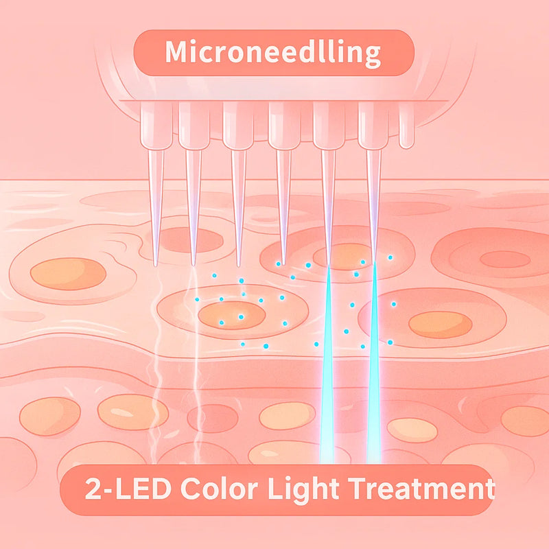Microneedling Pen for Collagen Boost and Skincare Absorption