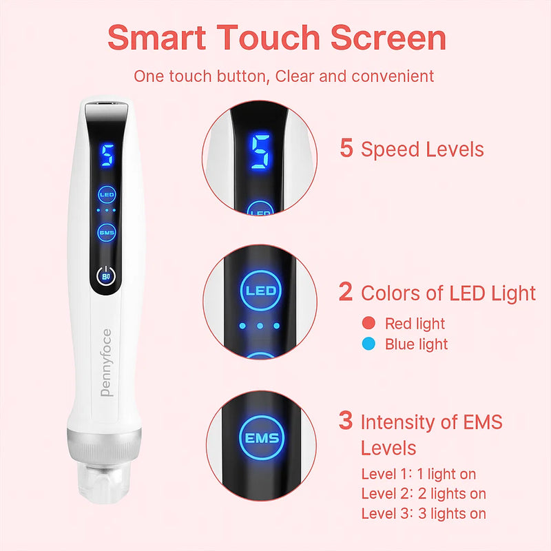 Microneedling Pen for Collagen Boost and Skincare Absorption