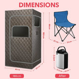 Steam Sauna Tent for Full-Body Detox and Deep Relaxation