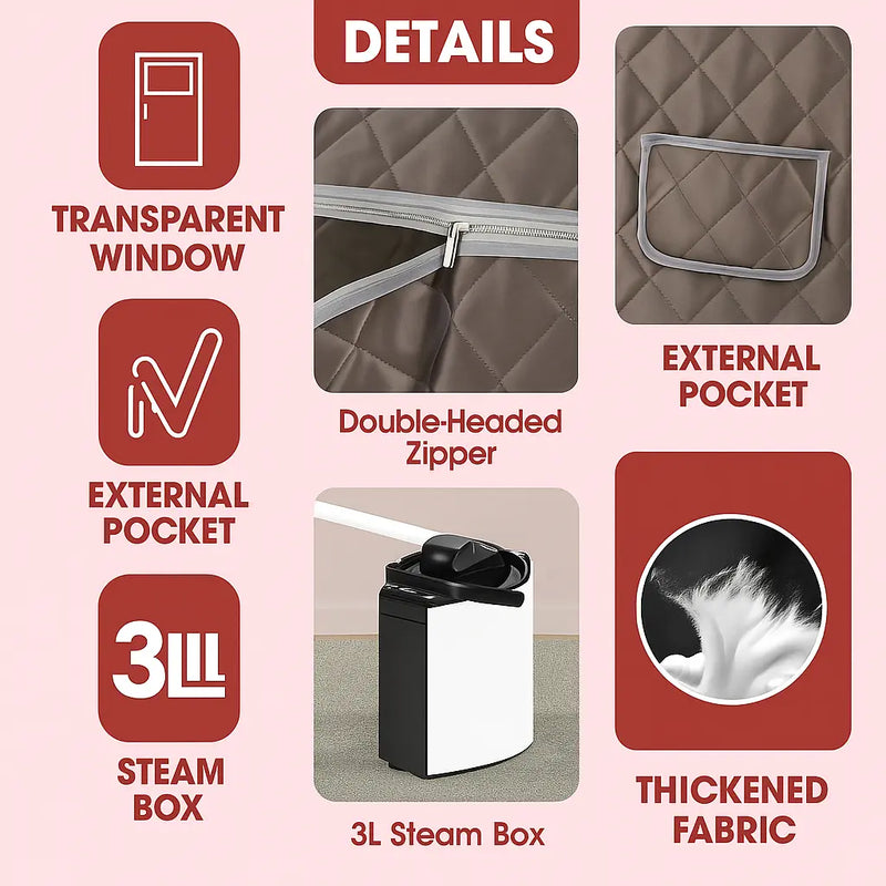 Steam Sauna Tent for Full-Body Detox and Deep Relaxation