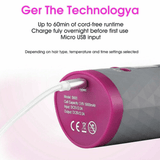 Wireless LCD Ceramic Auto Rotating Hair Curler