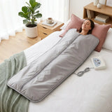 Infrared Sauna Blanket body wrap in use