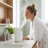 Nano Ion Facial Steamer in use