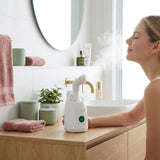 Facial Steamer Thermal Sprayer in use