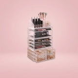 Acrylic Beauty Box Makeup And Jewellery Organiser