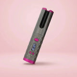 Wireless LCD Ceramic Auto Rotating Hair Curler