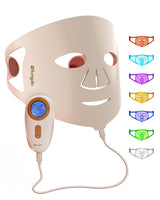 Kingdo Red Light Therapy Face Mask for Skin Rejuvenation and Wrinkle Reduction