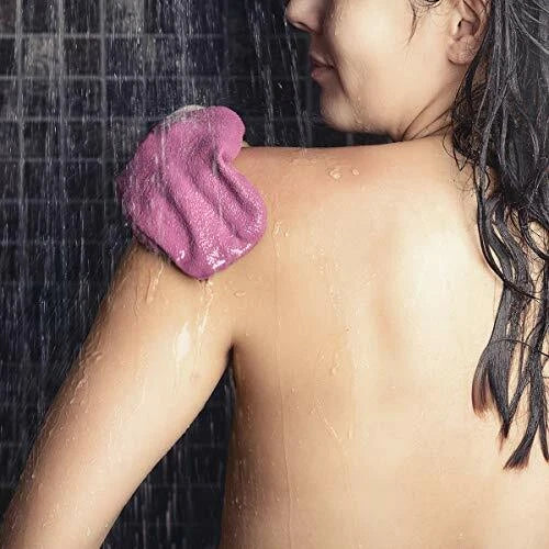 Exfoliating Mitt for Dead Skin Removal and Glowing Skin
